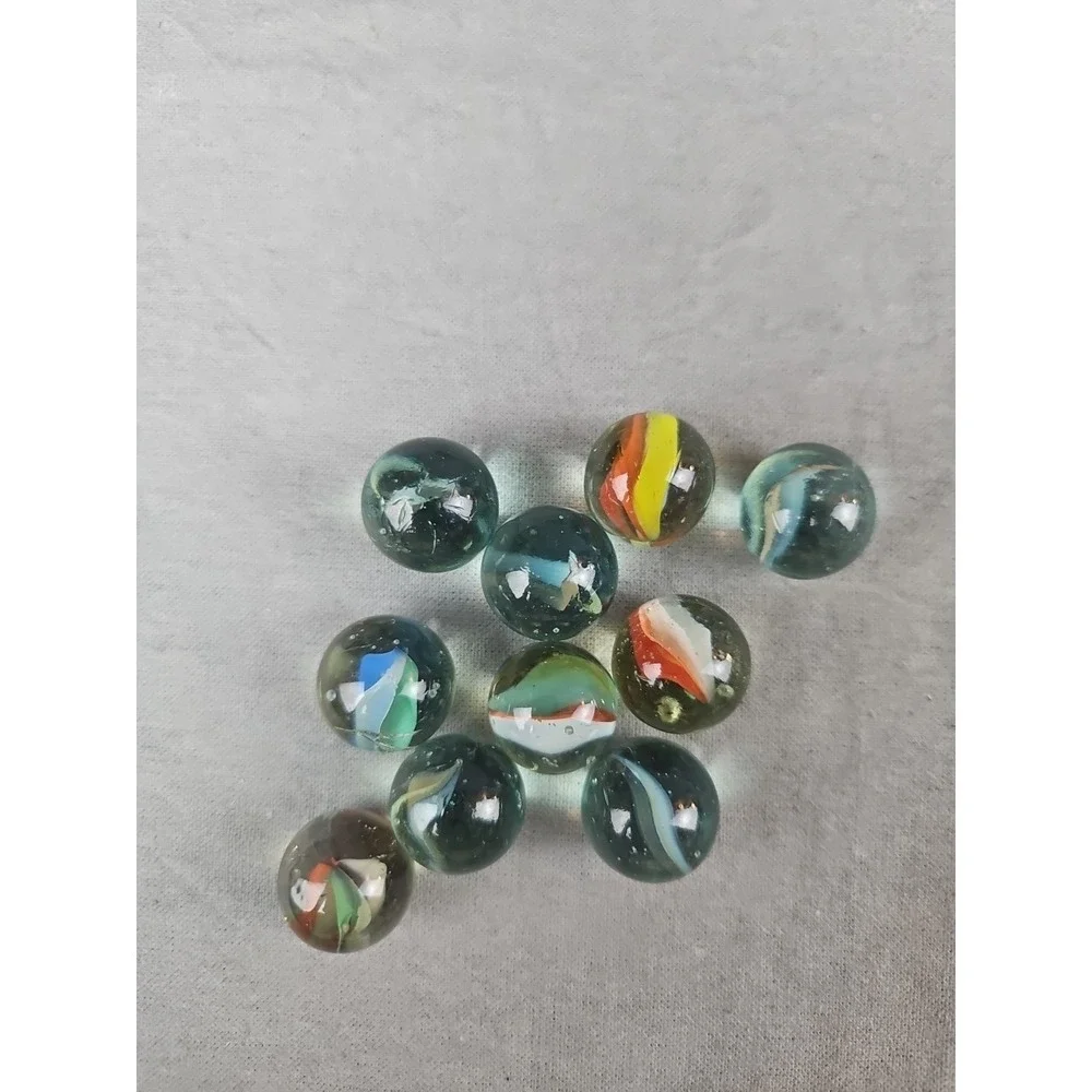 🔥Vintage Lot Of‎ 141 Cats Eye Swirl Marbles